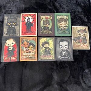 Gideons Bakehouse monthly menu cards set of 9